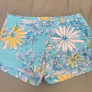 EUC Lilly Pulitzer Adie Short Breakwater Blue